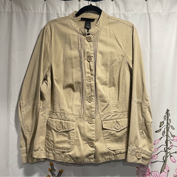 Vintage Venezia Khaki Jacket - Size 14/16 - Picture 2 of 14
